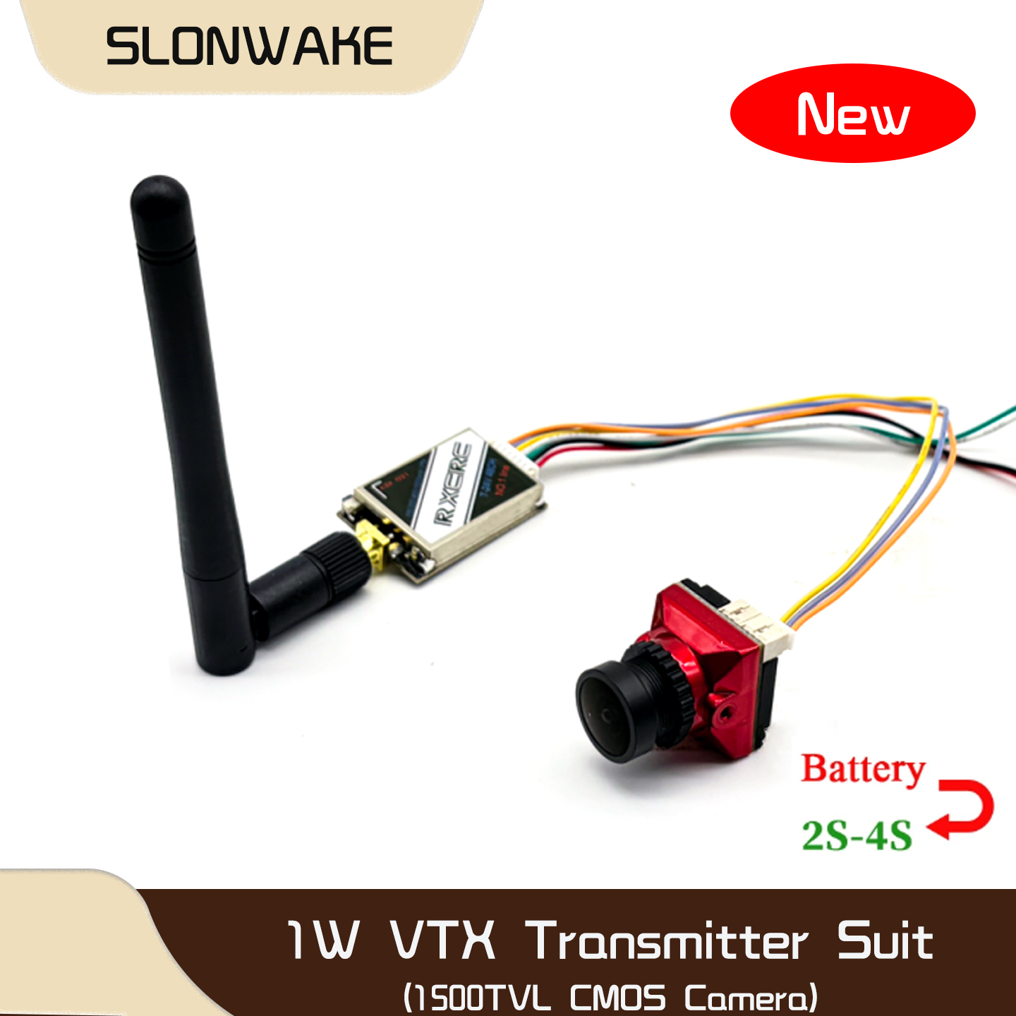 Drone Transmitter - SLONWAKE 5.8G 48CH 1W VTX 100/200/400/1000mW