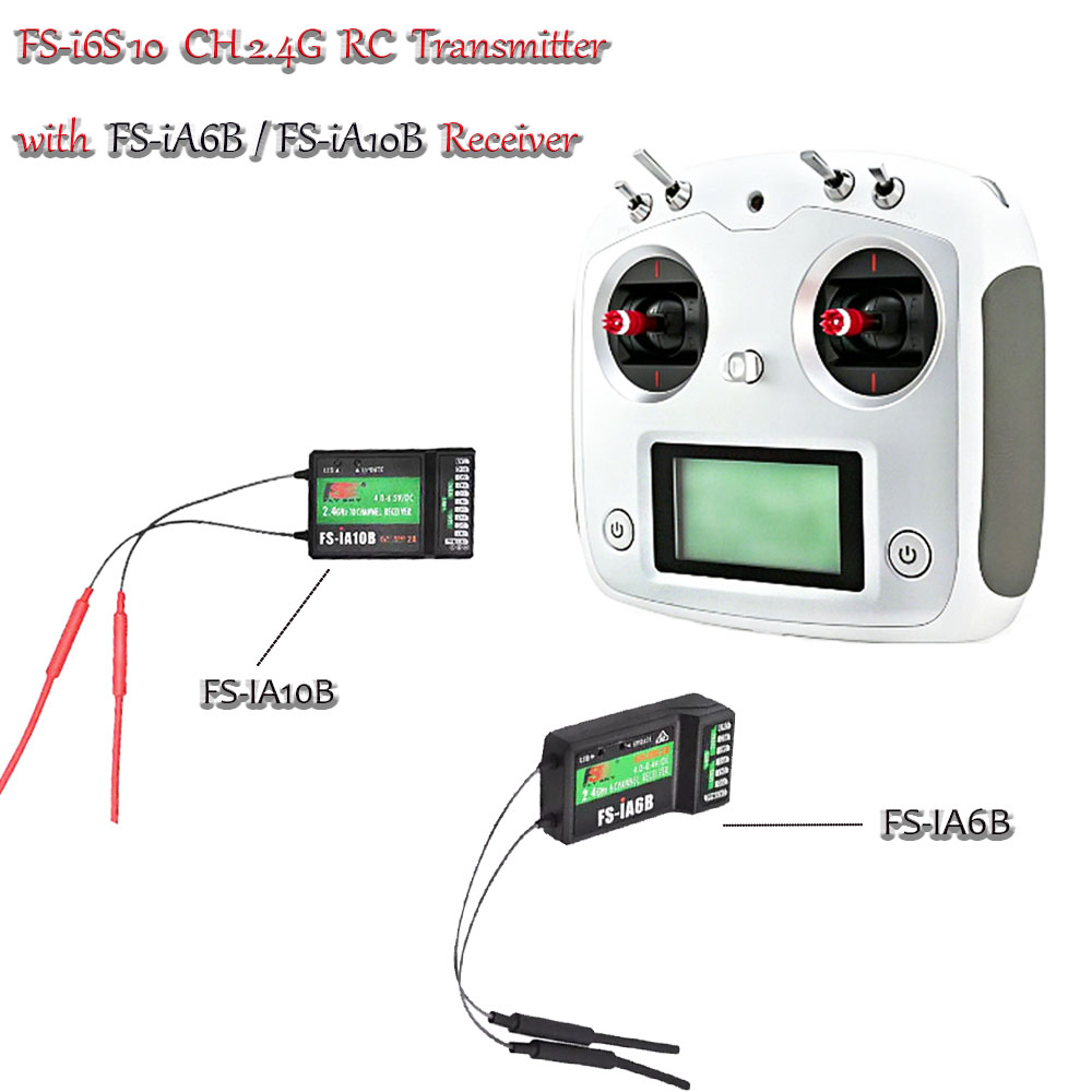 Drone Receiver - FLYSKY FS-i6S 10CH 2.4G Radio Transmitter