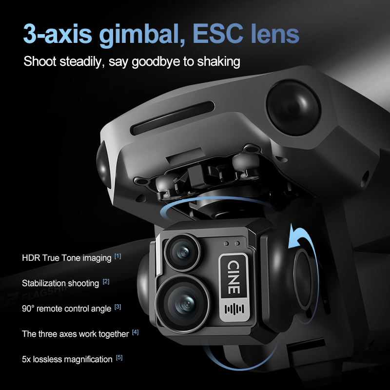 8K 3 Axis Gimbal Brushless 7.2 - Drone Gps Module review and price