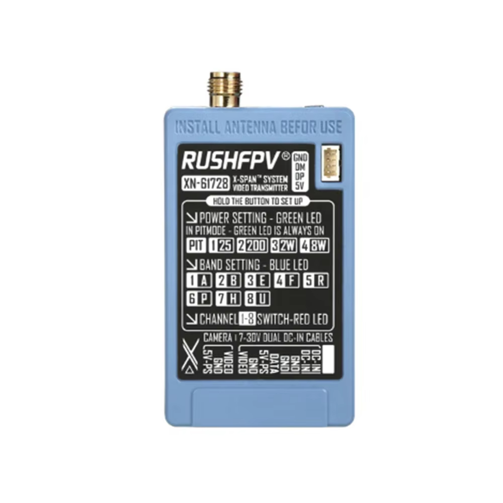 RUSHFPV 6.1‑7.2G 8W X61728 VTX - Drone Transmitter review and price