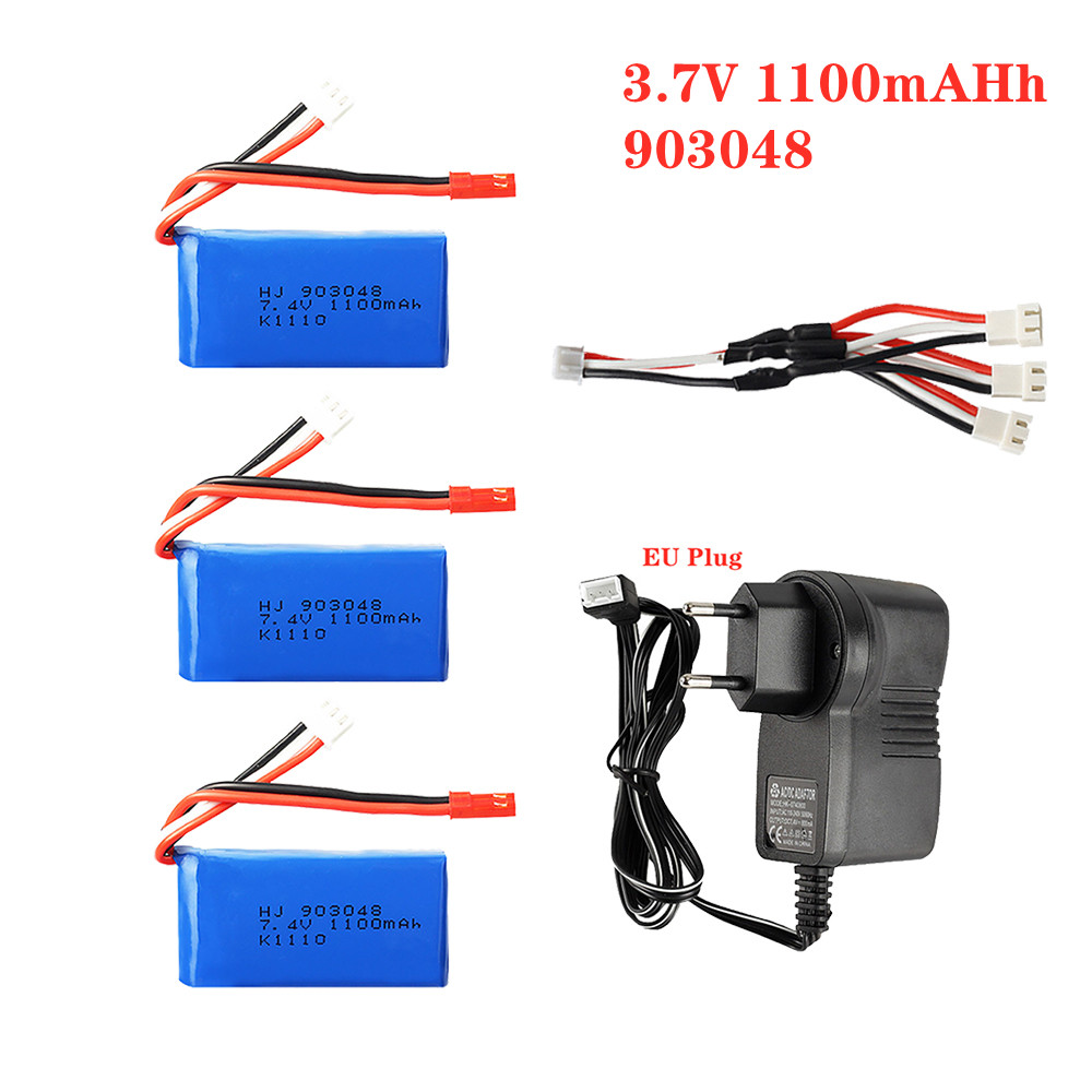 1-5pcs 7.4V 1100mah 903048 LiP - Drone Charger review and price