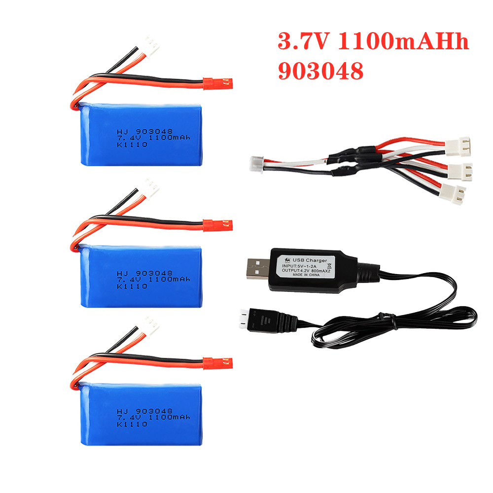 1-5pcs 7.4V 1100mah 903048 LiP - Drone Charger review and price
