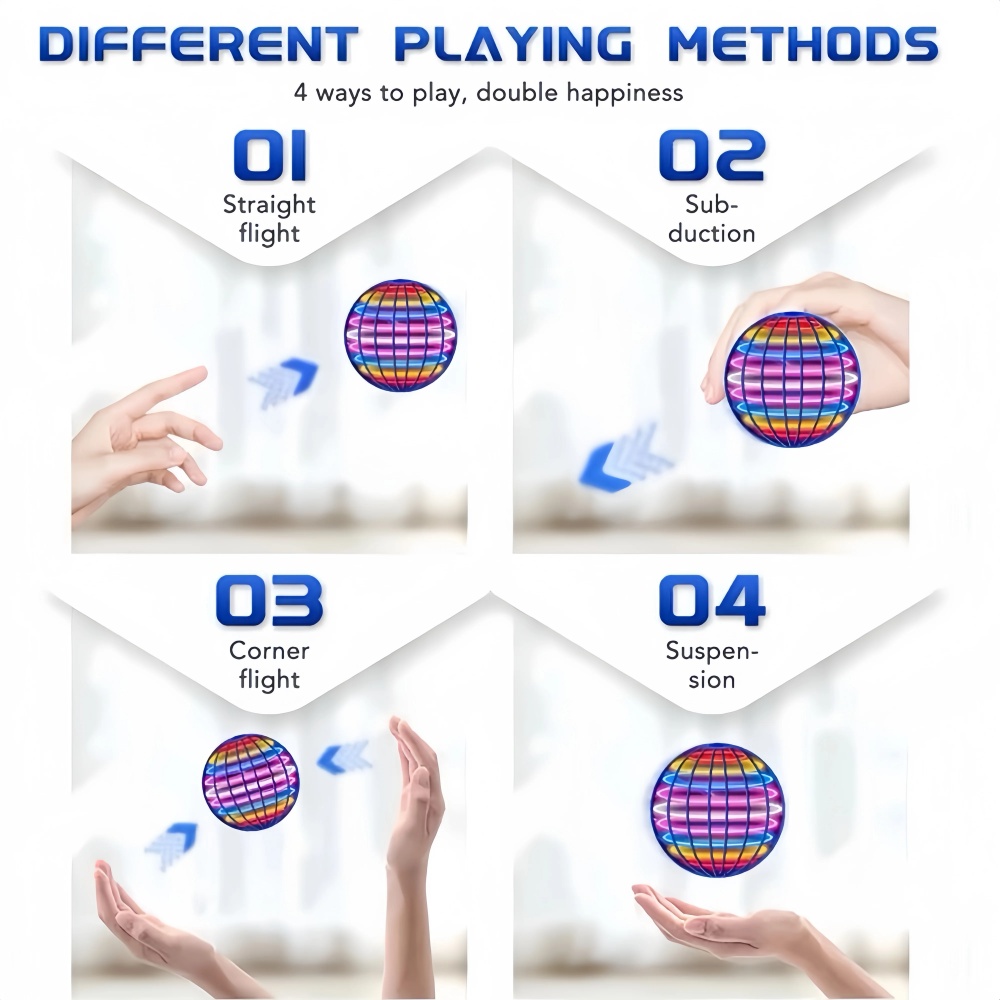Flying Orb Boomerang Ball LED  - Drone Led Light review and price