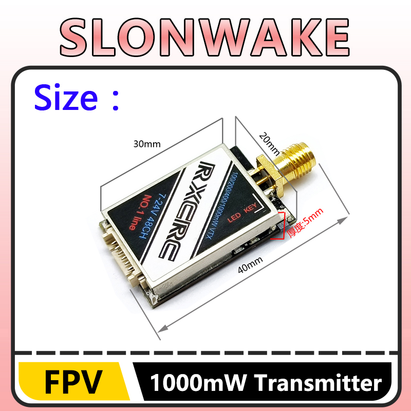 SLONWAKE  5.8G 48CH 1W VTX 100 - Drone Transmitter review and price