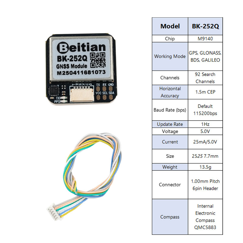 Beitian BK-252Q GPS GNSS Modul - Drone Gps Module review and price