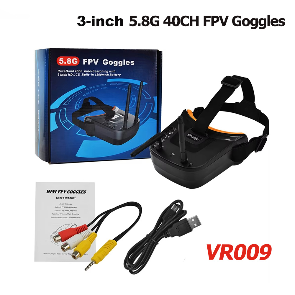 VR009 FPV Video Goggles 3Inch  - Drone Camera review and price