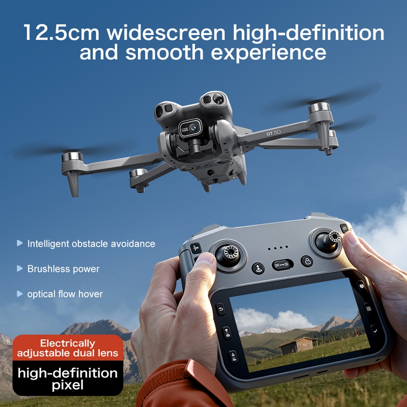 GT50 Mini Drone Dual Camera 8K - Drone Gps Mount review and price